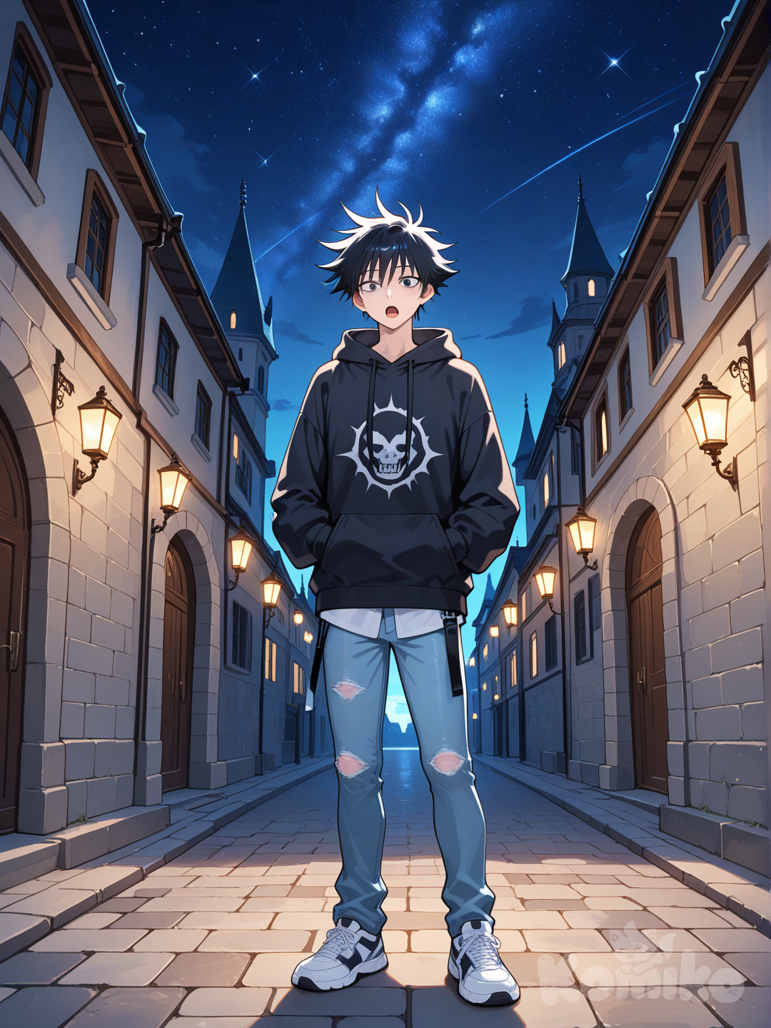 Megumi at the street
