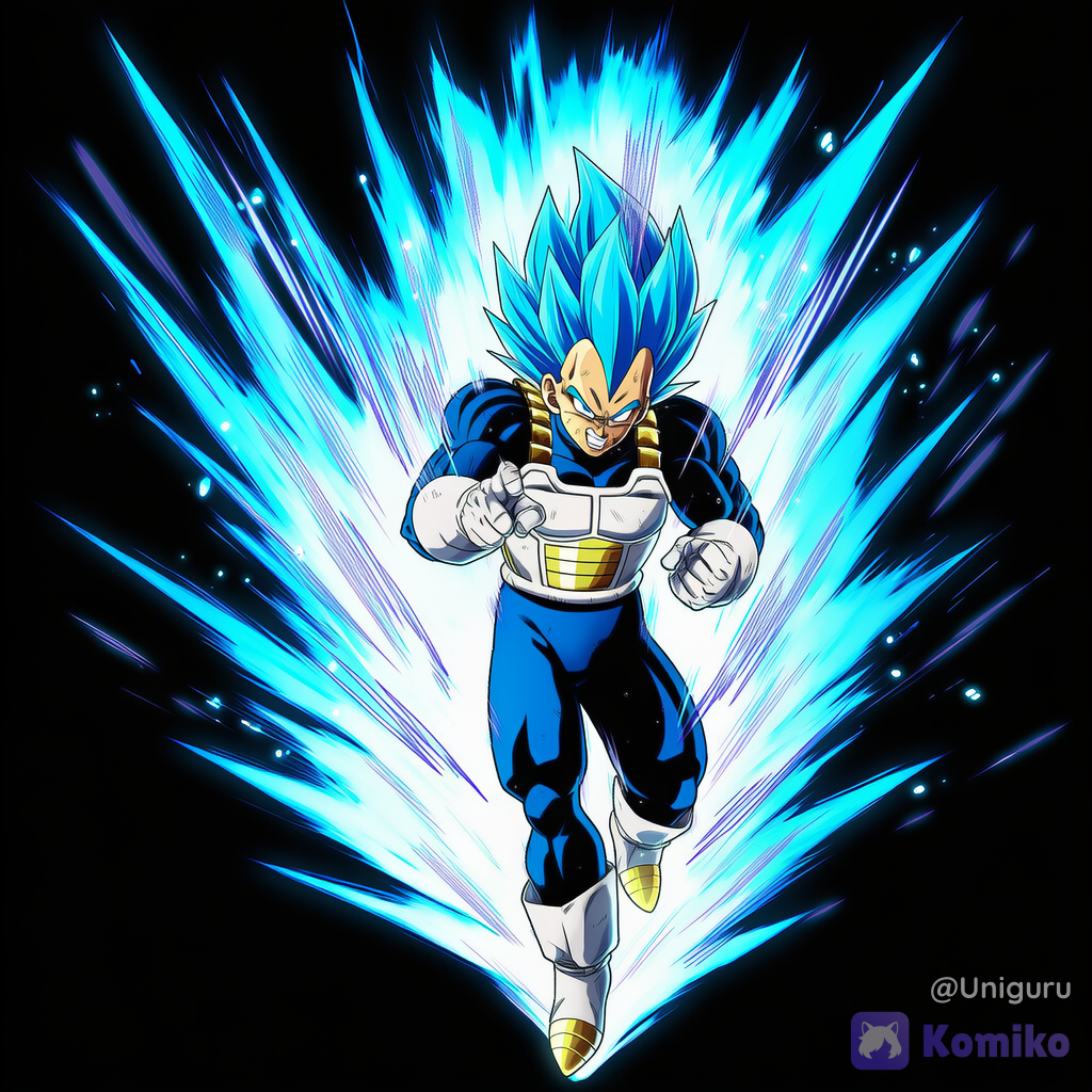 Saiyan Prince SSJ blue
