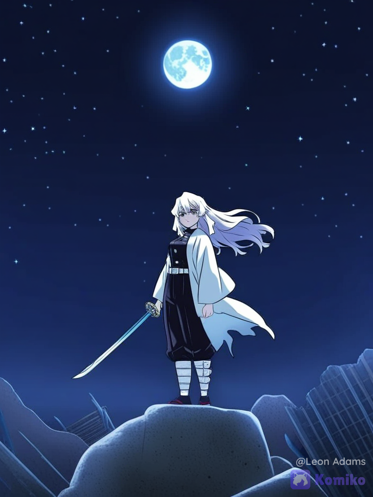 Mondkriegerin in der Nacht 🌙✨