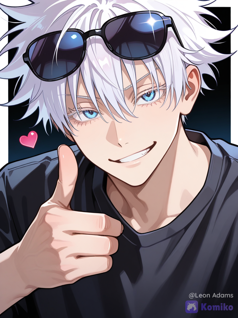 Gojo Satoru’s cooler Daumen hoch! 😎💙