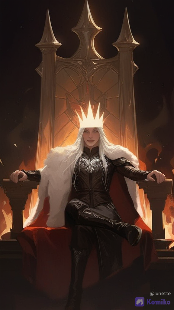 Ice King Throne Glow ❄️👑