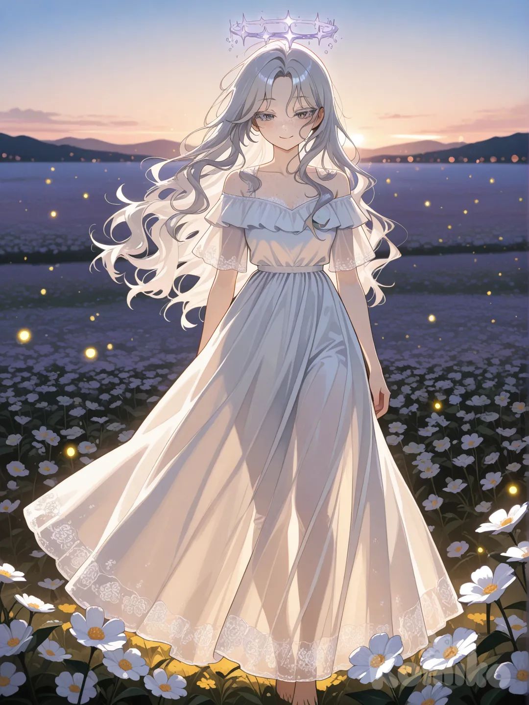 The fairy the cosmos flowers were waiting for