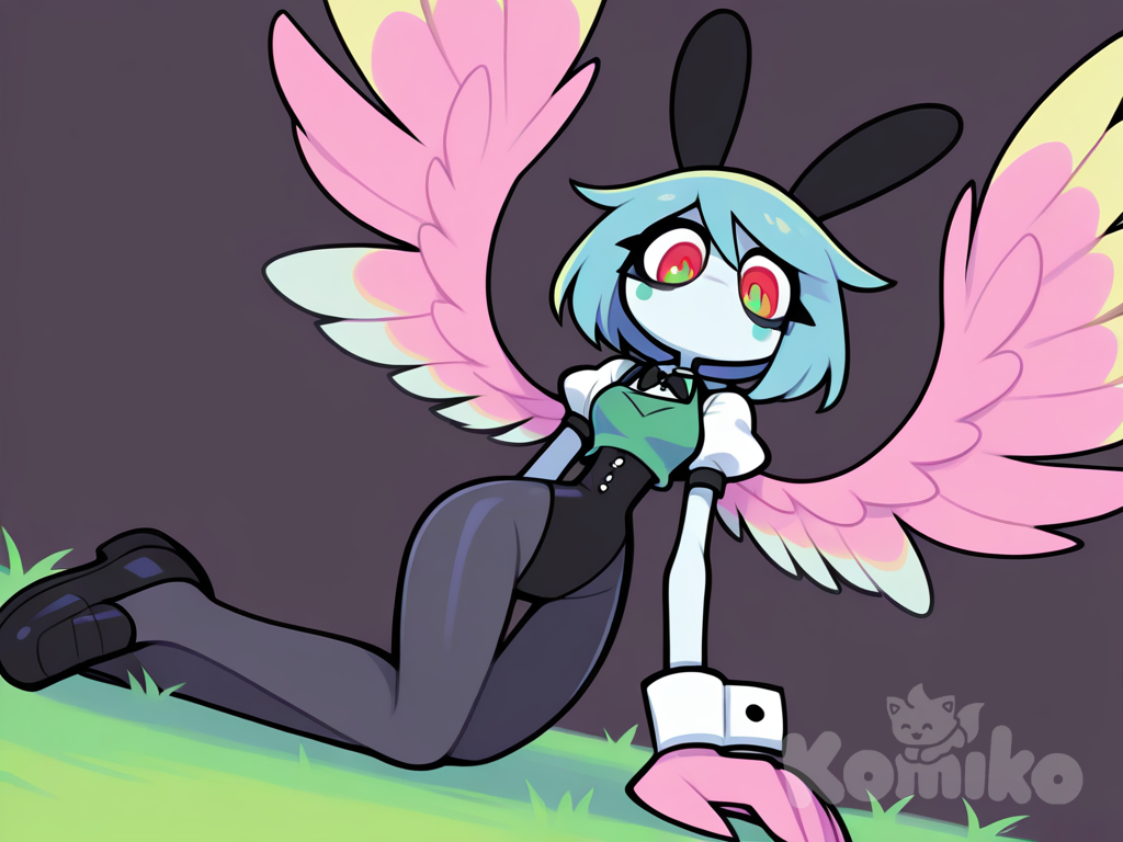 Fluffy Bunny Maid Angel 🐰✨