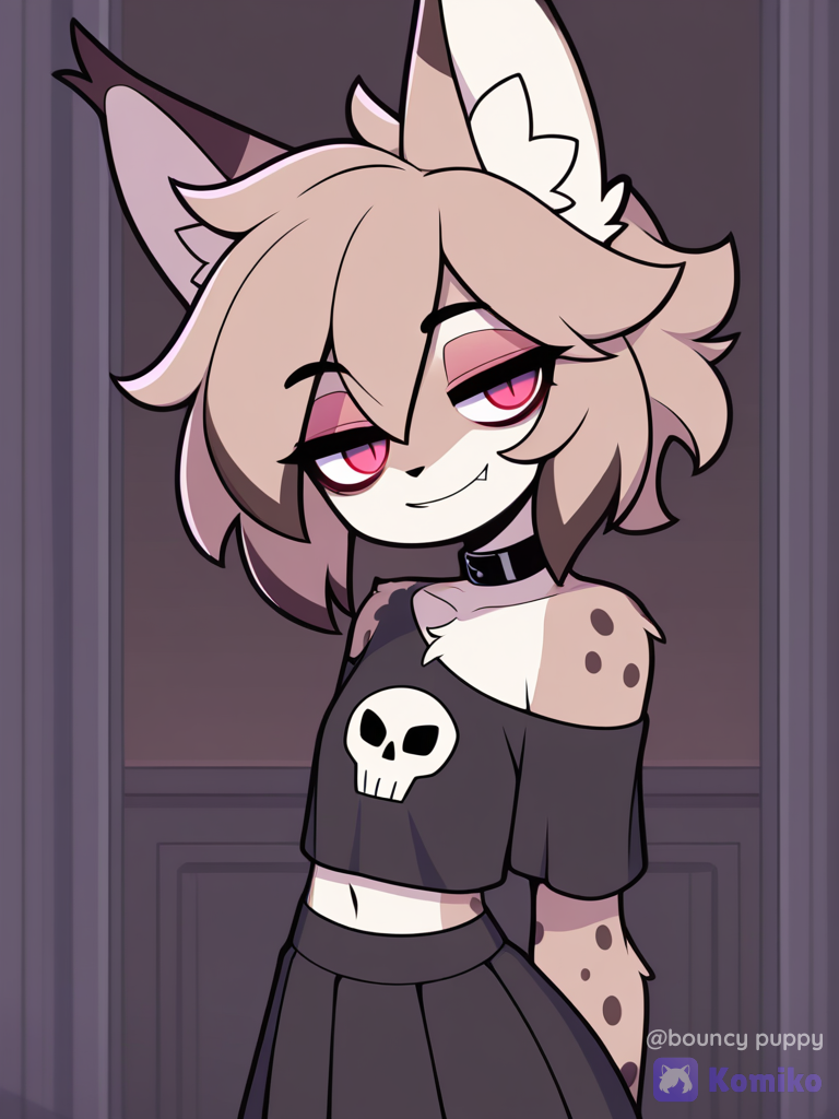Cute tomboy wolf girl
