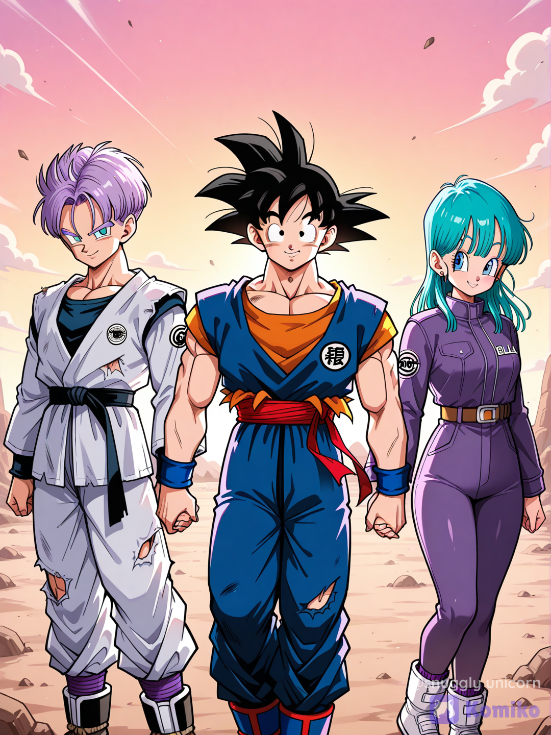 Bulma and Goku future