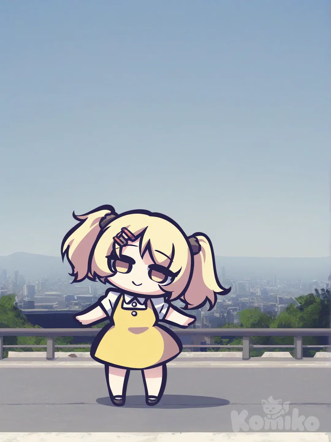 黄色裙