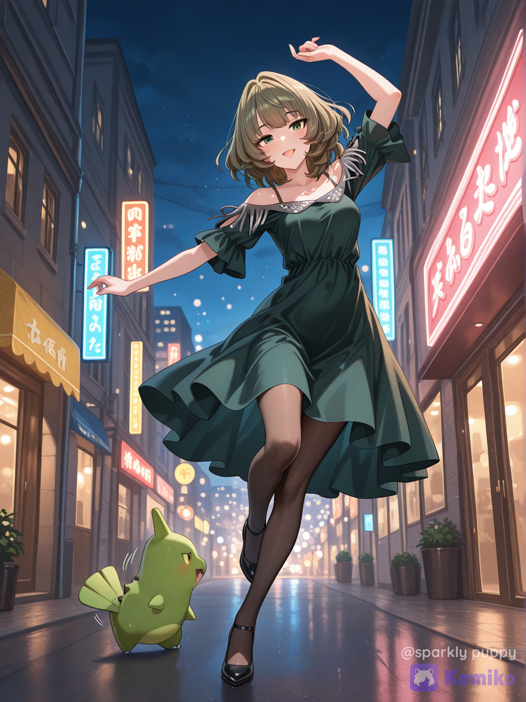 A diva dancing in the world