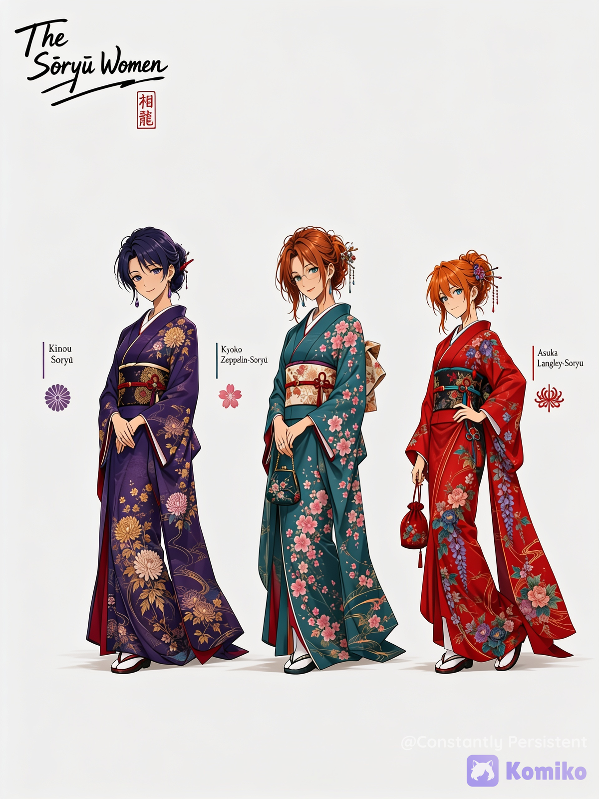Soryu Women in Kimono 🌸
