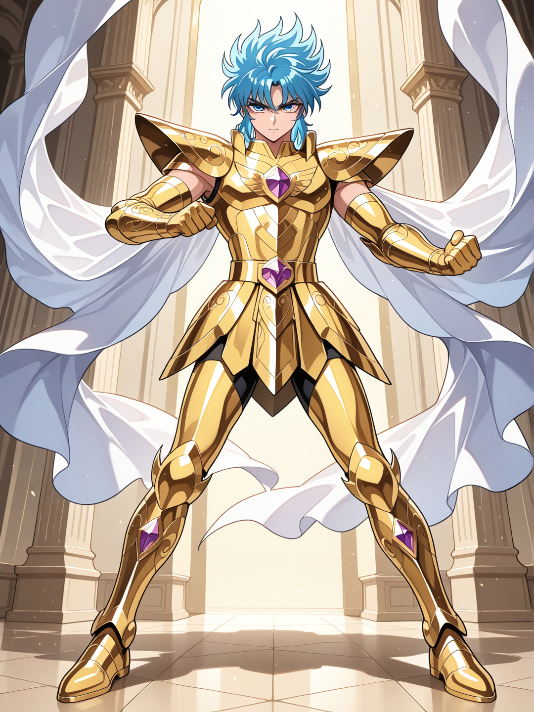 Warrior In Golden Armor