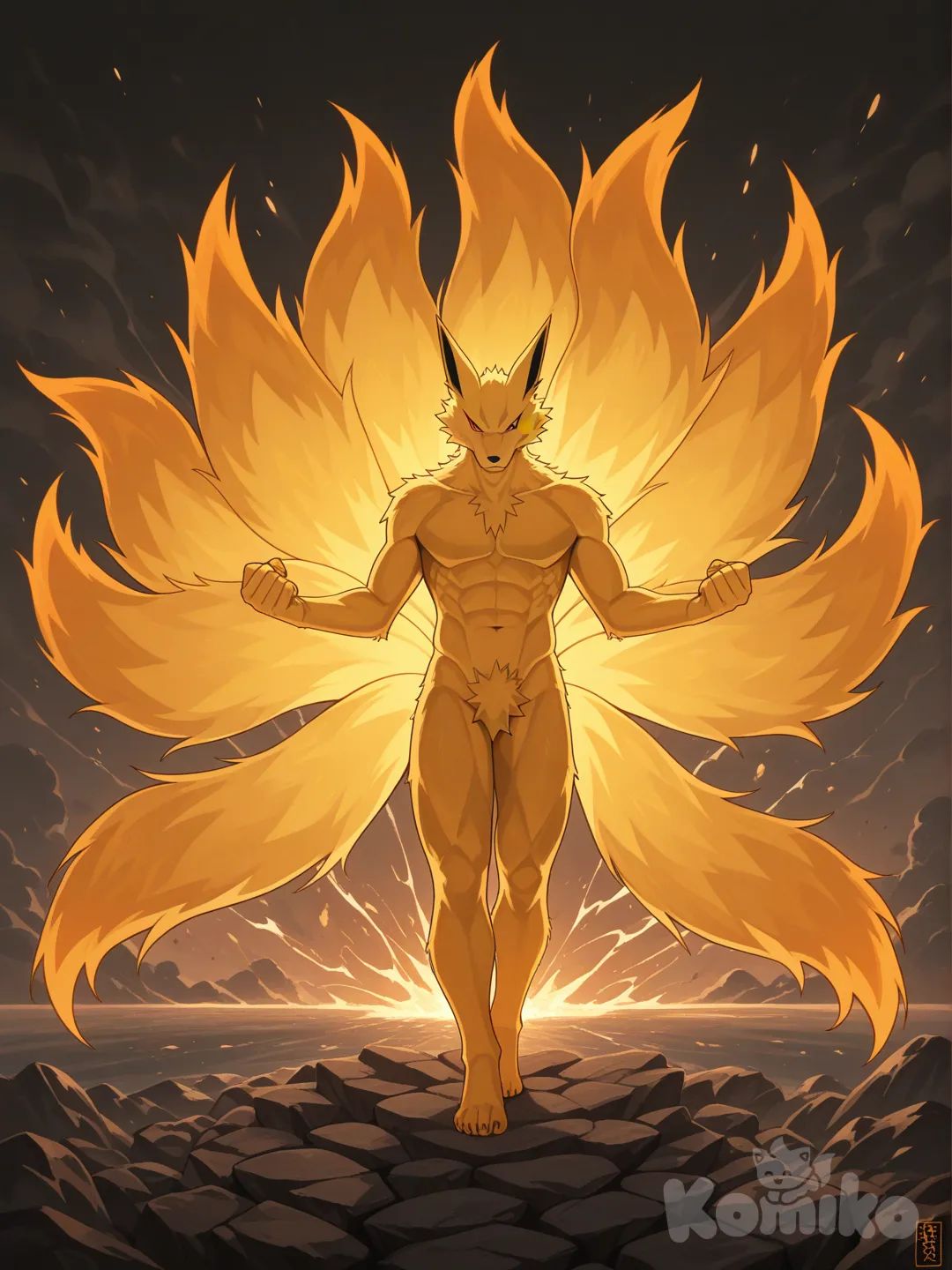naruto and kurama