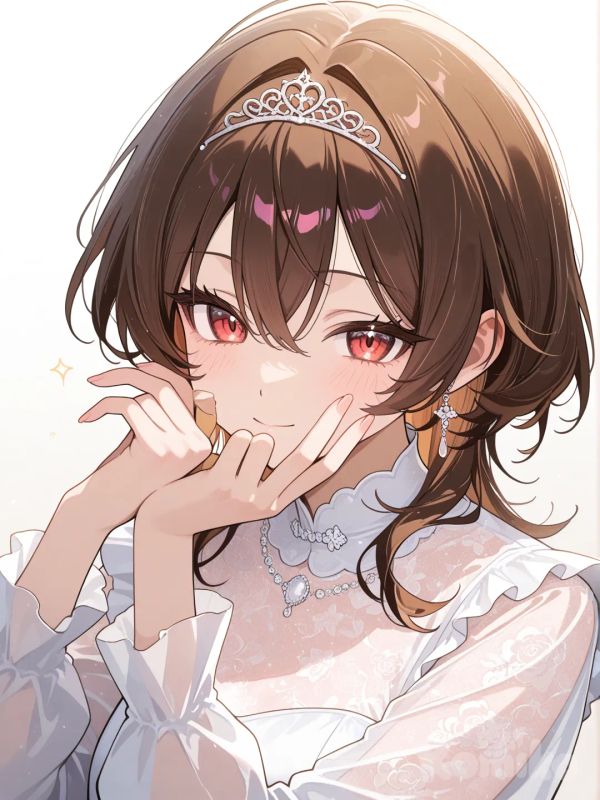 anime girl, elegant pose, beautiful anime artwork, illustration