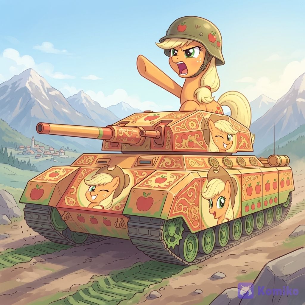 Applejack a la batalla 2