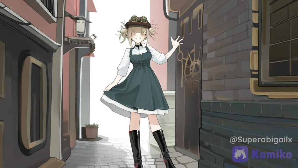 Steampunk Toga Himiko Wave! ⚙️✨
