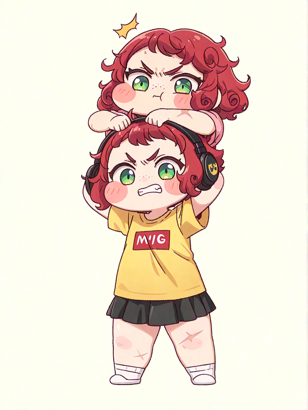 Huffy: Hah!? Who is this!?