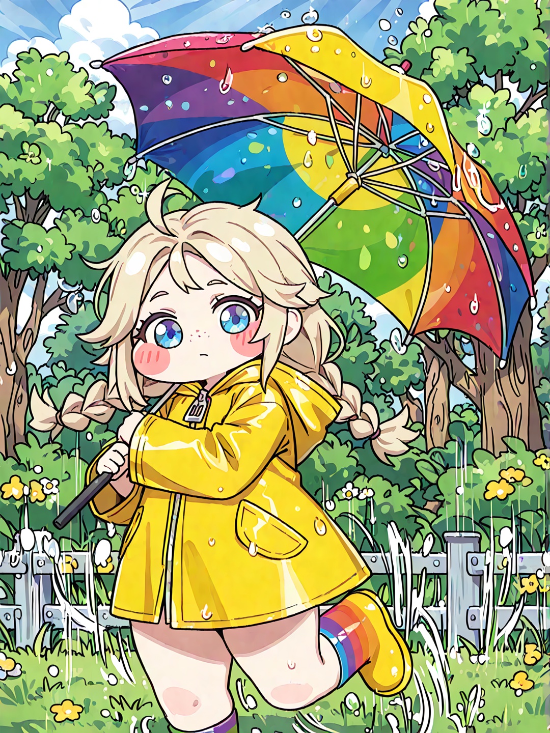 Rainey's second day in the rain🌧️☔