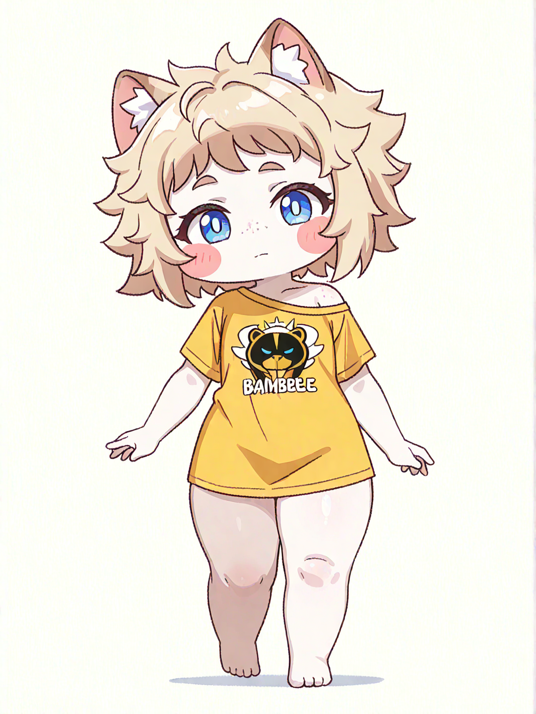 Nyanchi....why aren't you wearing your shorts....?🤨