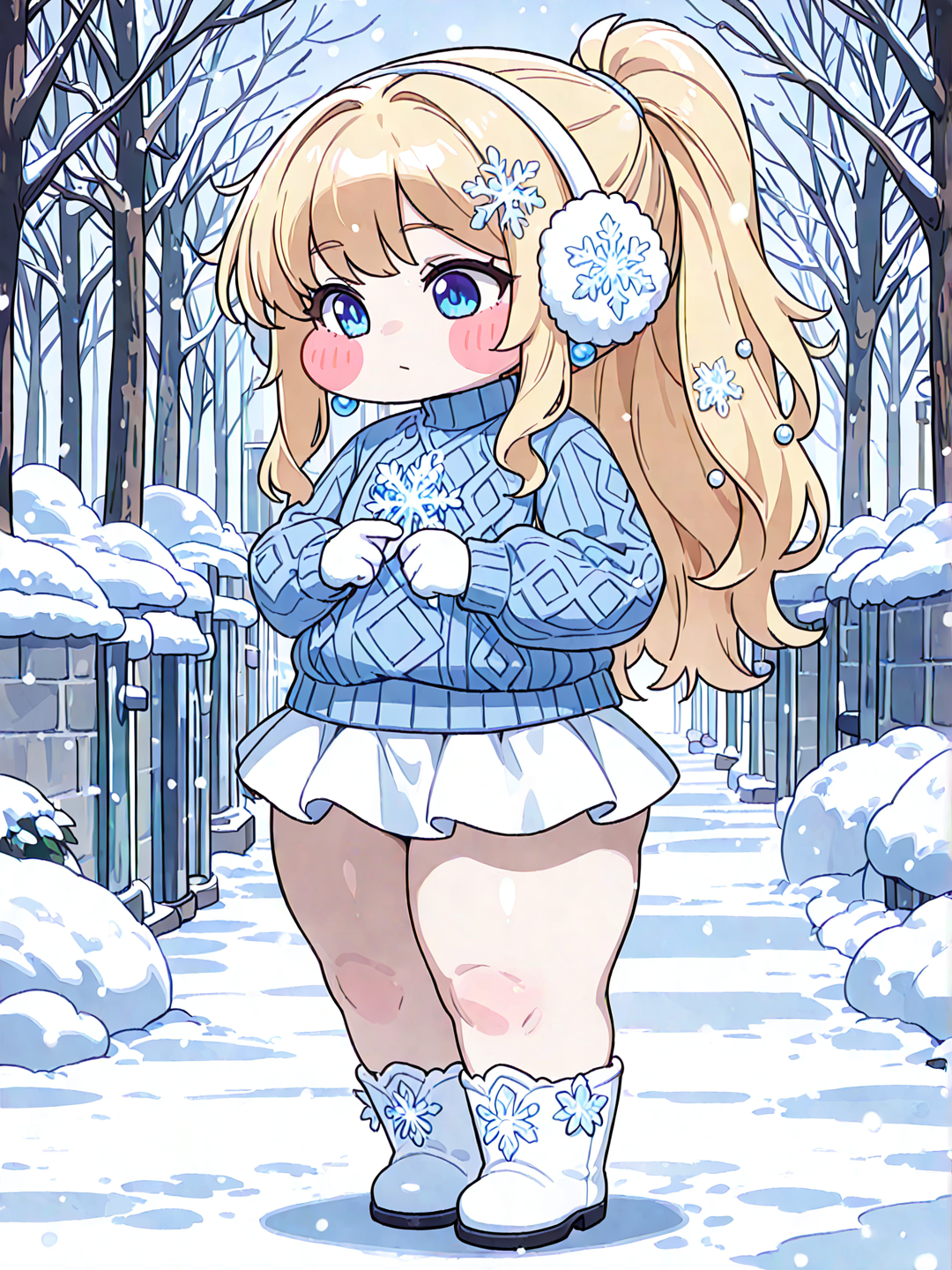 Snowflake minding her own business
