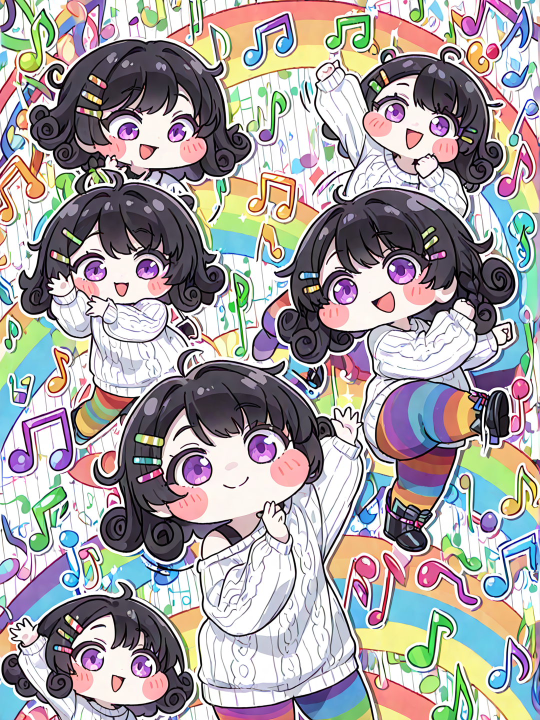Melody's different dance moves🌈🎼🫧