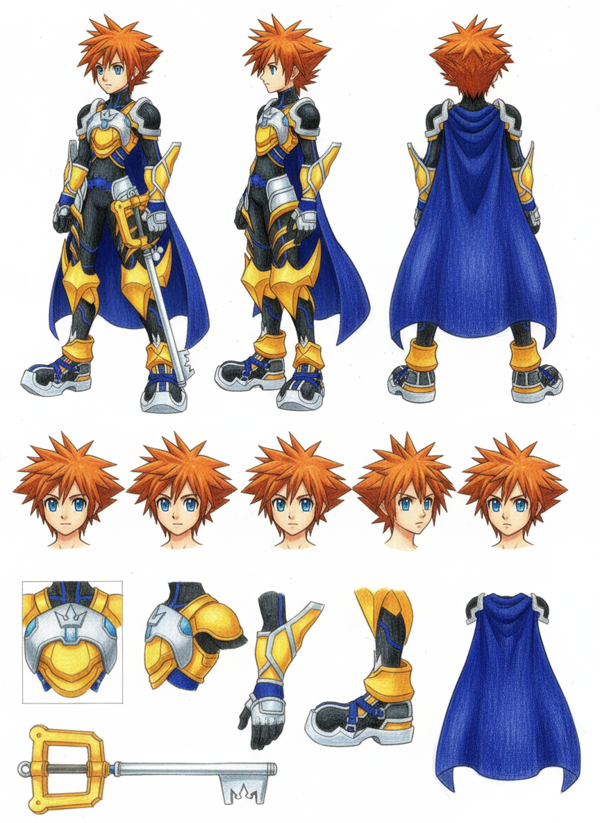 Kingdom Hearts - Master Sora (Keyblade Armored)