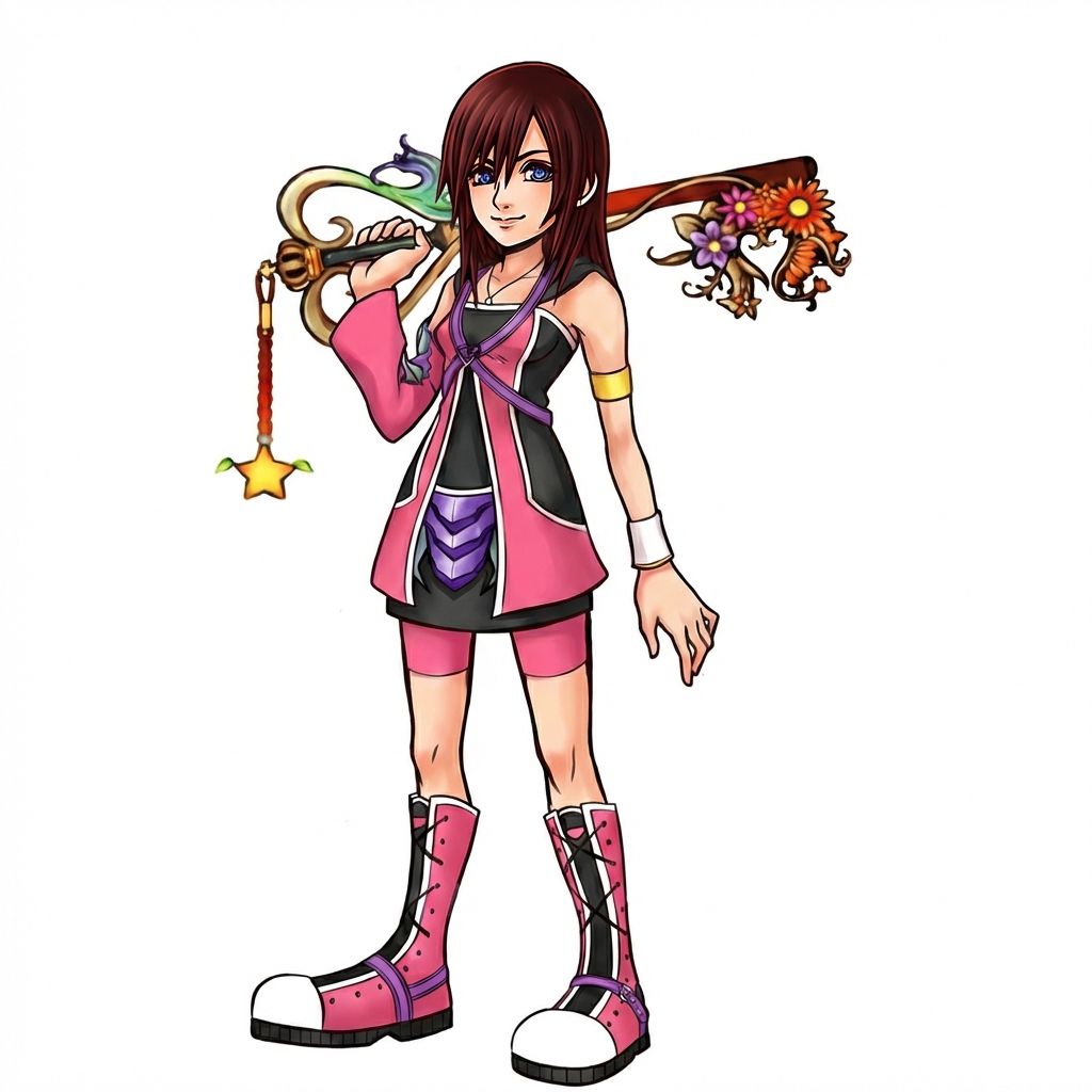 Kingdom Hearts ReDestined - Kairi Character Render Art