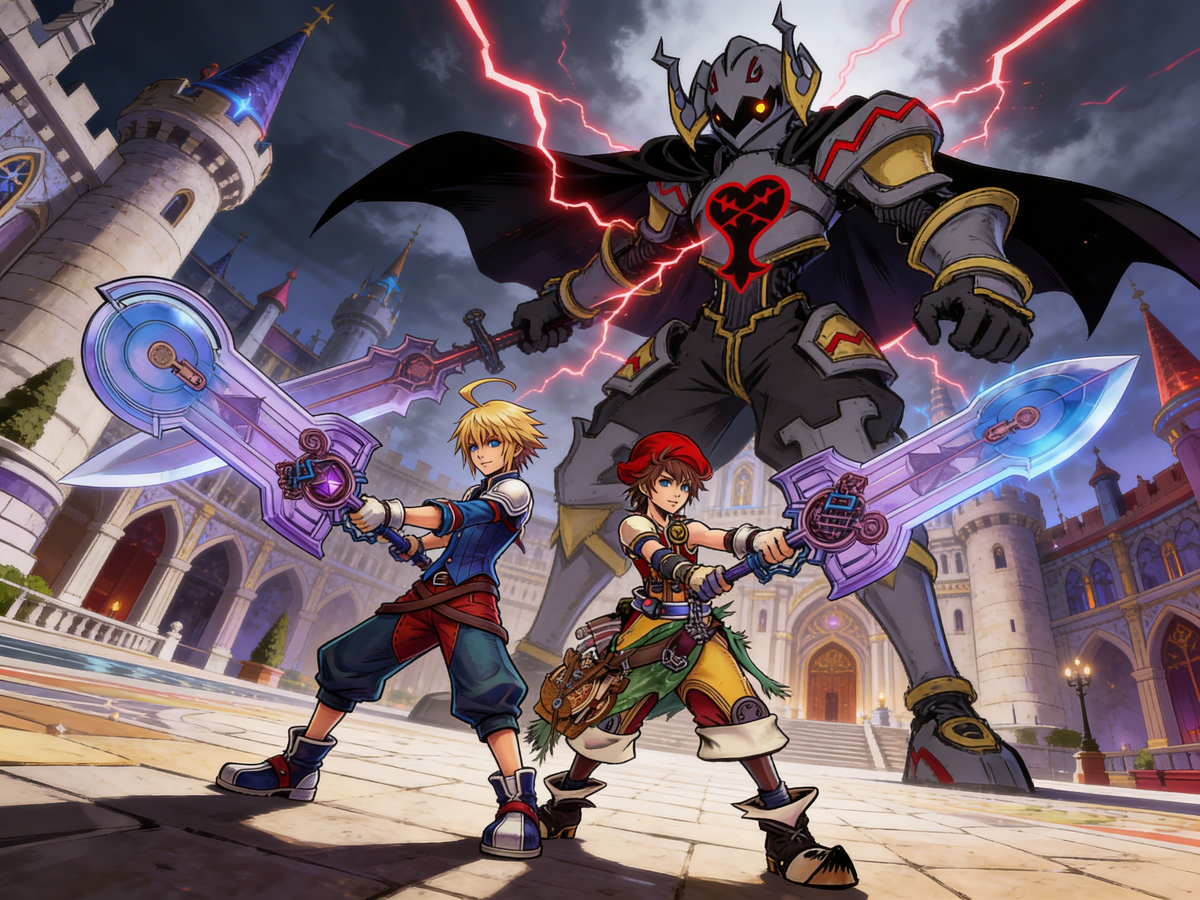 KH x FFTA - Marche & Luso against the Warlock Judge Heartless