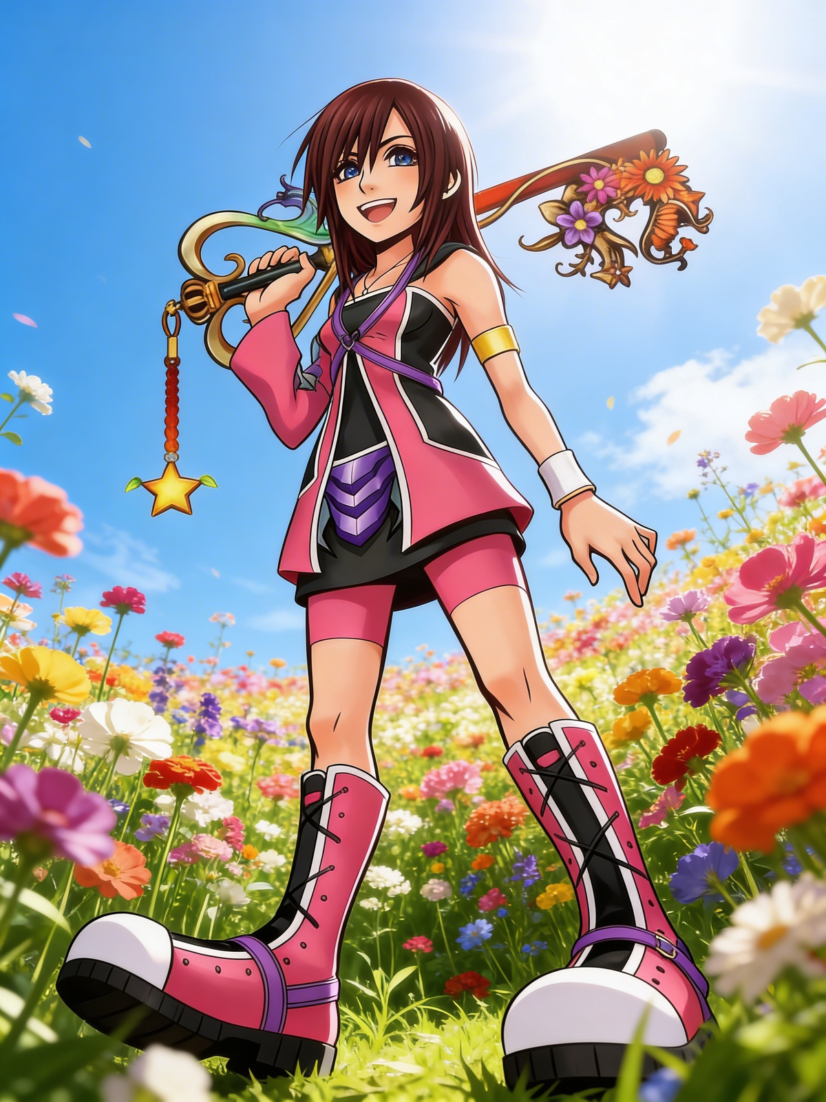 KH ReDestined - Kairi (High Contrast Glossy Style)