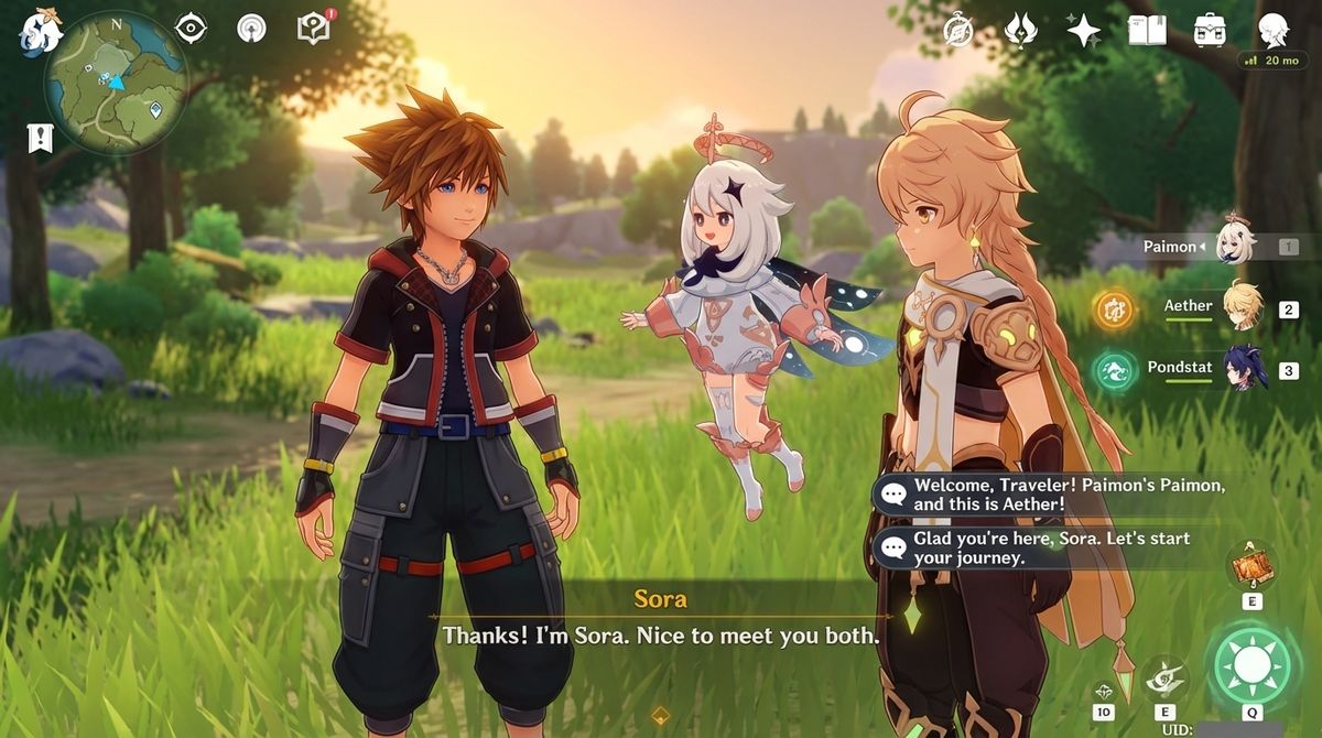 KH x Genshin Impact