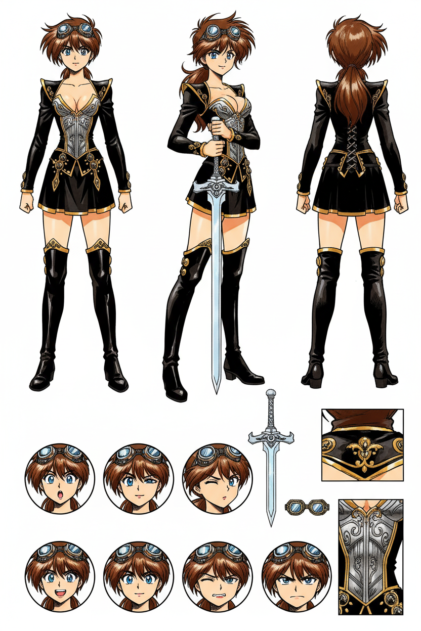 Captain Serina Nima (Character Sheet)