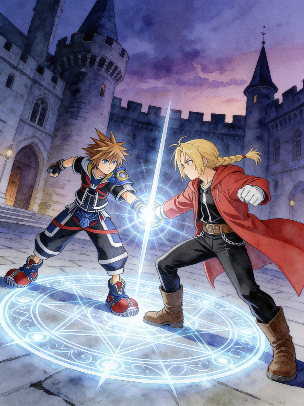 KH ReDestined - Sora meets Edward Elric
