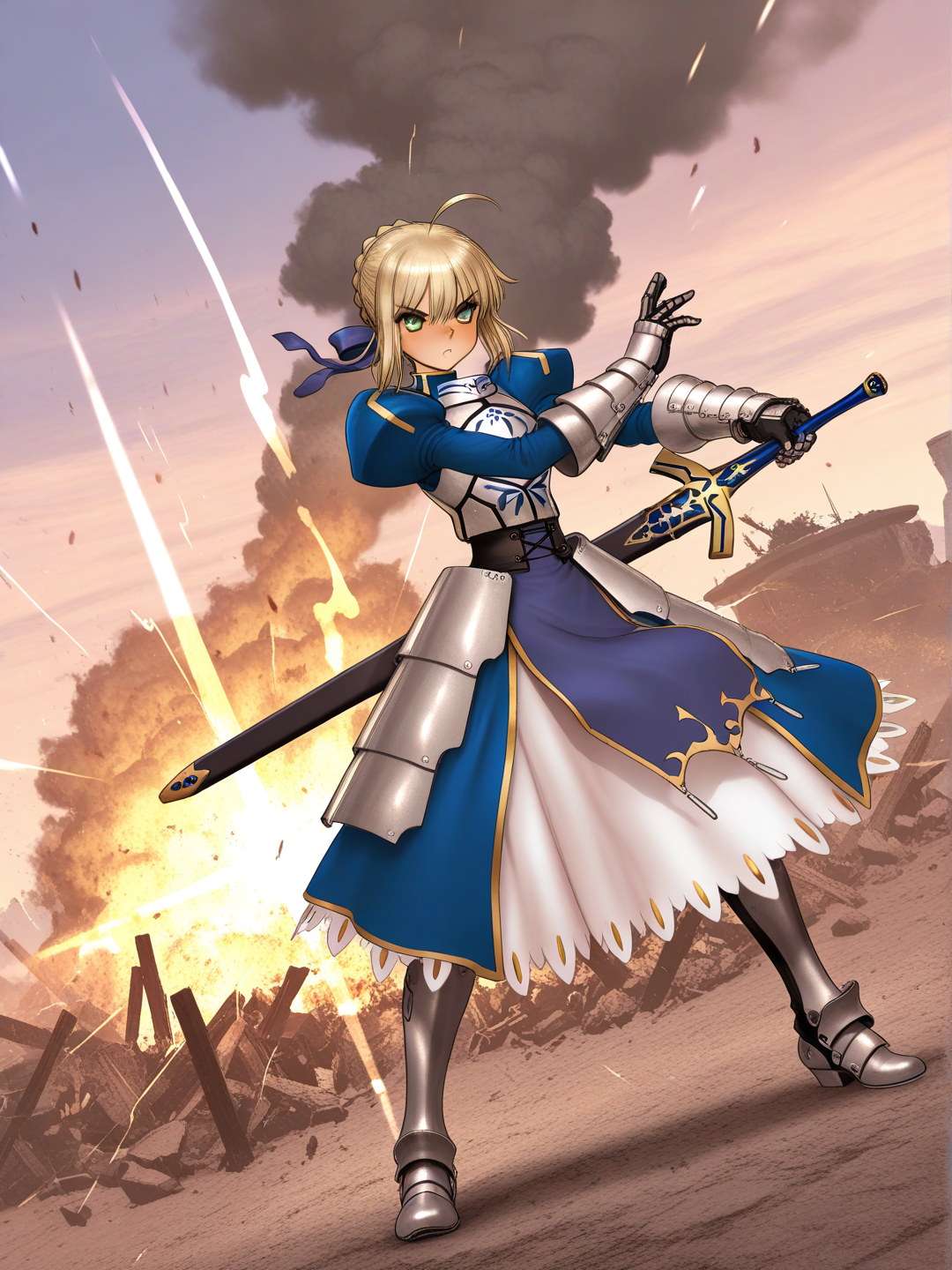 Shirow Masamune Style Saber (Fate)