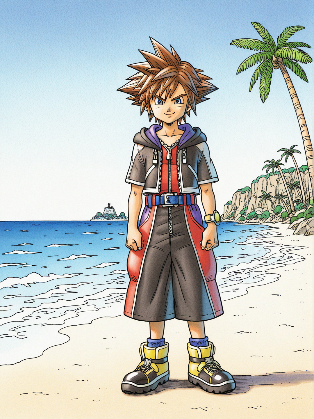 DBZ Style Sora (Kingdom Hearts) ~ 01