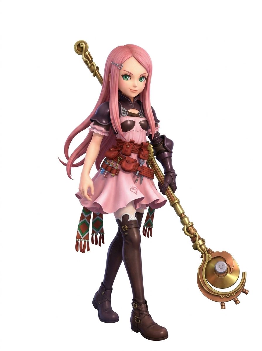 Kingdom Hearts ReDestined - Ritz Malheur (CG Render)
