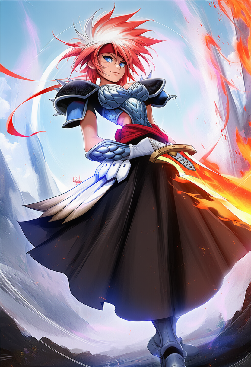 Lady Saria in Ross Tran Style