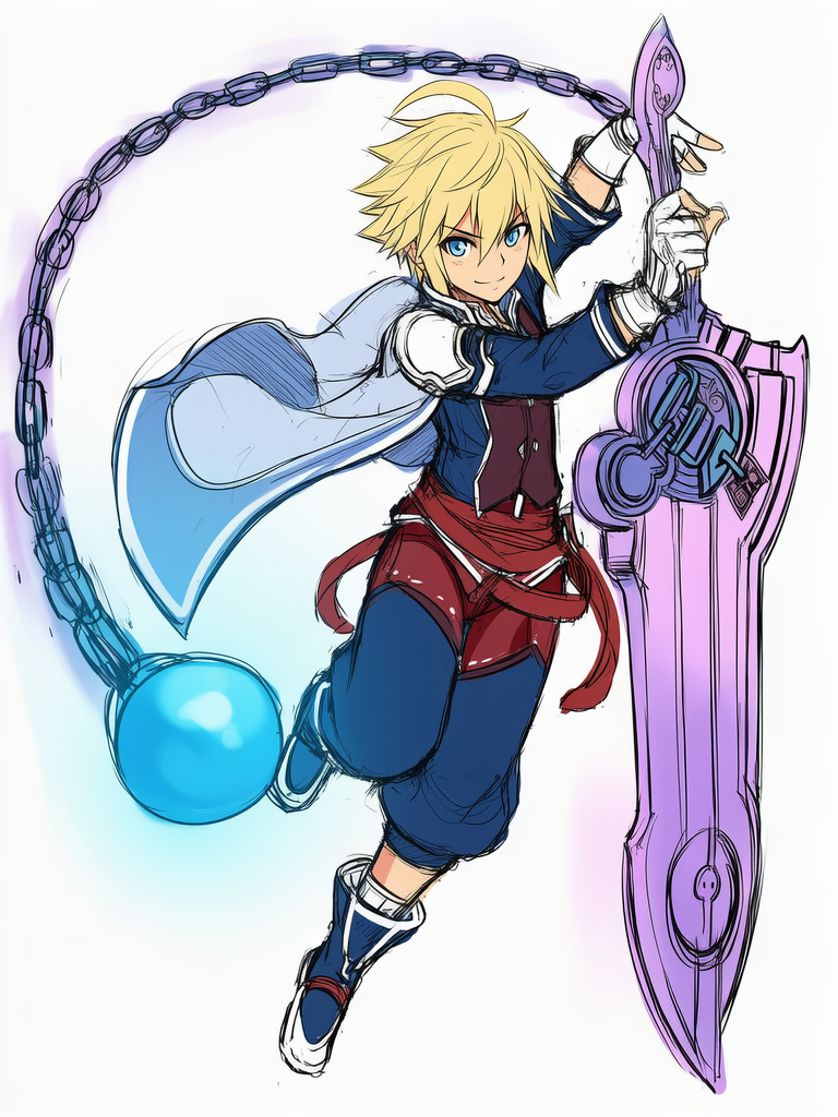 KH - Marche Radiuju (Grayscale Manga Style Colored)