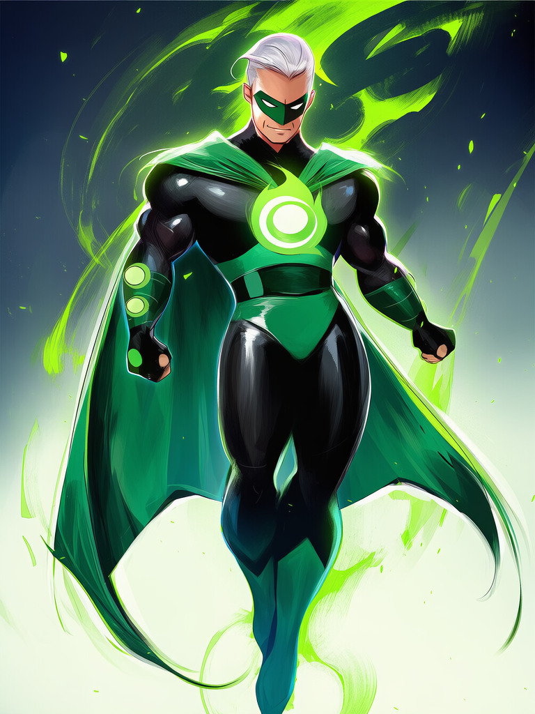 Green Lantern Alan Scott (Ross Tran Style)