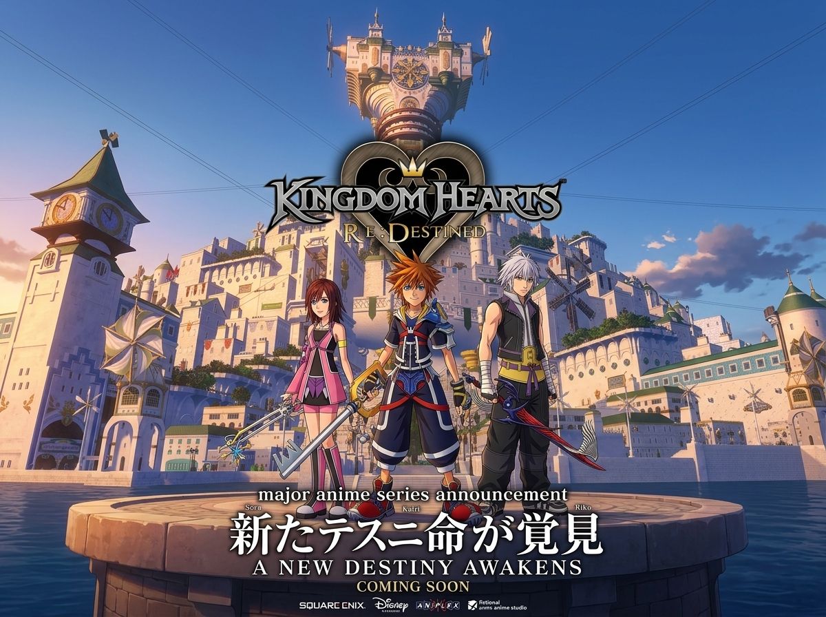 Kingdom Hearts Re:Destined Anime Promotional Artwork