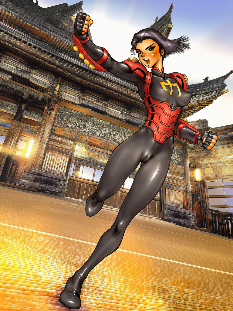 Tangent Comics Power Girl in Shirow Masamune Style