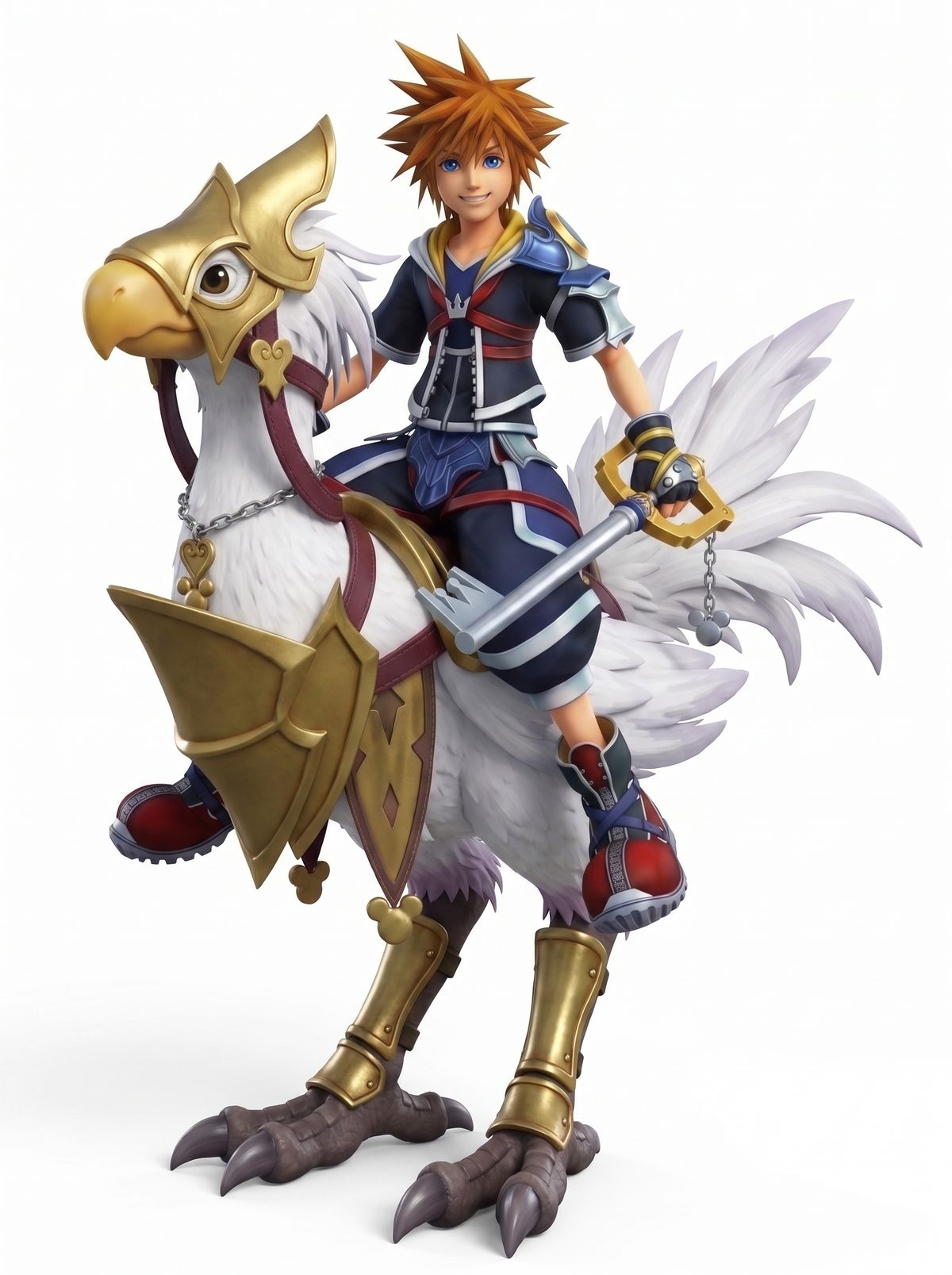Kingdom Hearts ReDestined - Sora and his Chocobo Mount