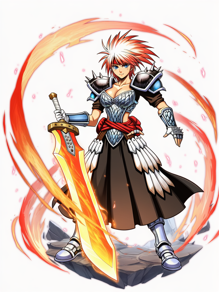 Lady Saria, War Knight of Flames