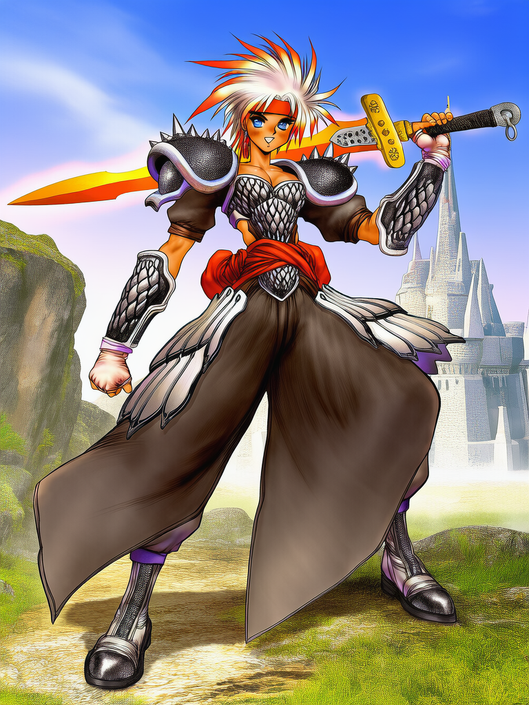 Lady Saria in Shirow Masamune Style