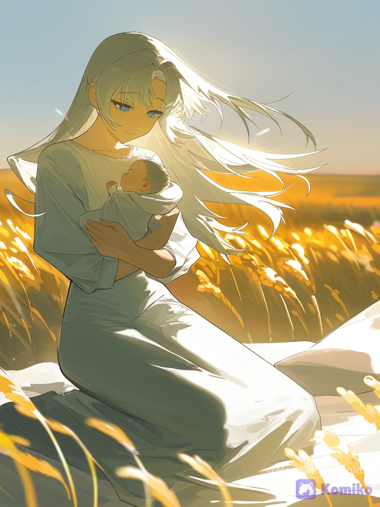 A beautiful baby girl is born