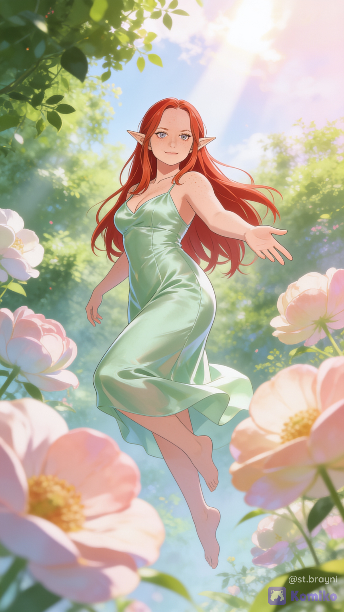 Мелисса в цветах 🌸☀️