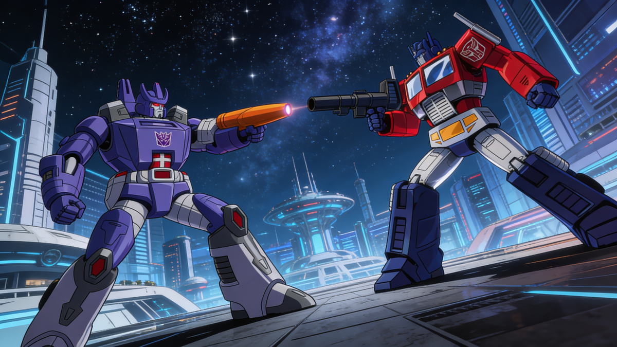 Optimus Prime vs Galvatron