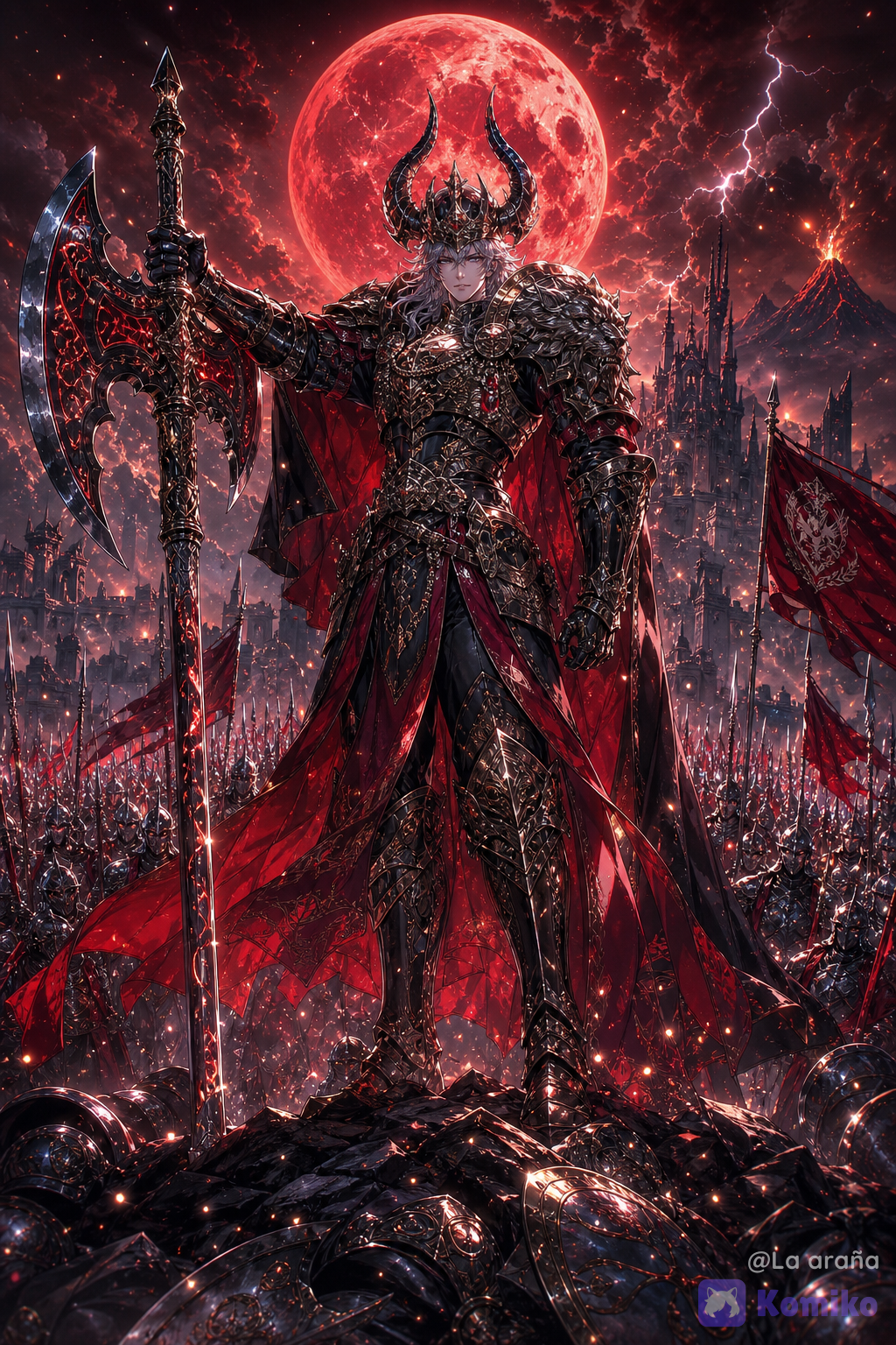 👑 Valdrak — Supreme Commander of the Crimson Legion
