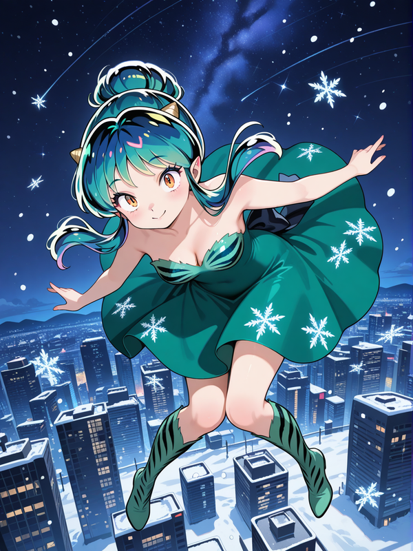 Lum (Urusei Yatsura) (festive green)
