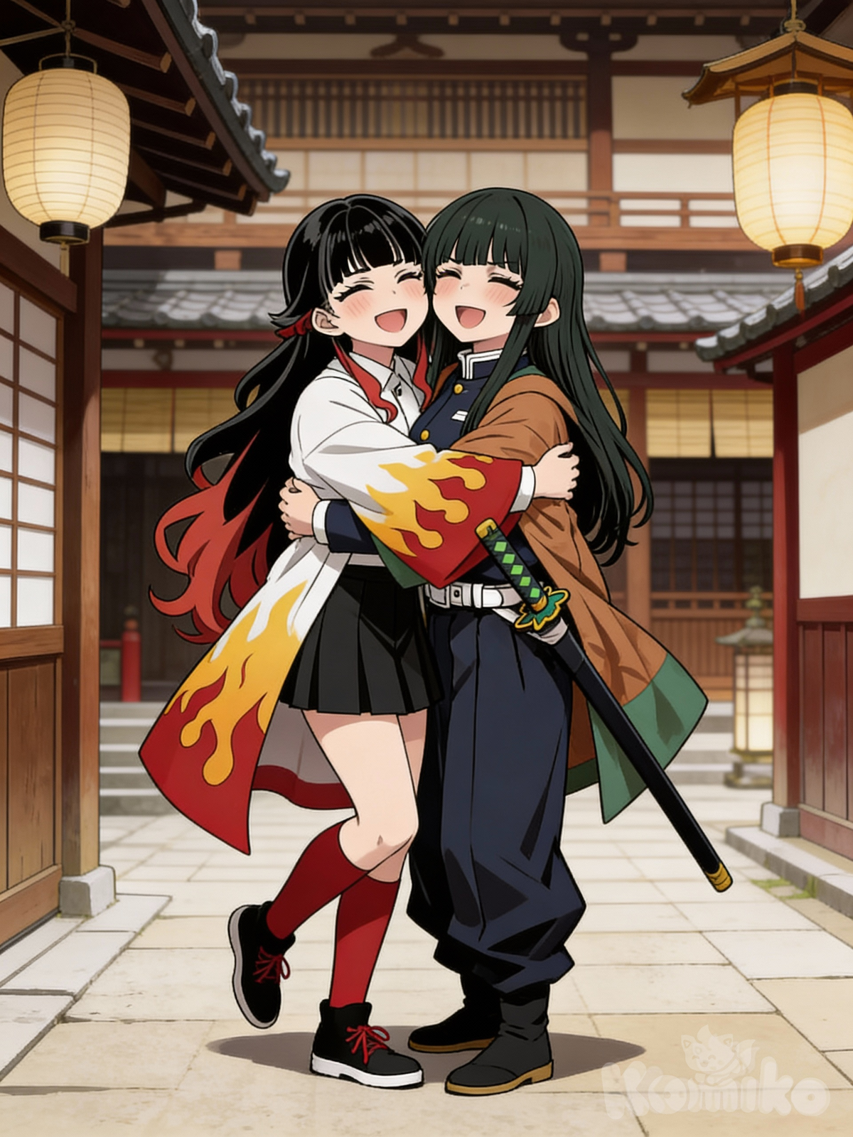 Miyu and Niku meet!!! ^^