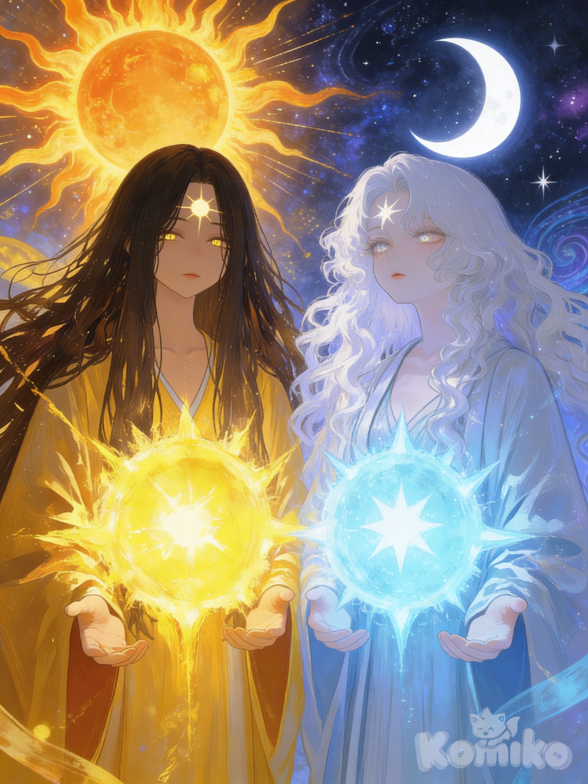 The Sun and Moon Goddess's