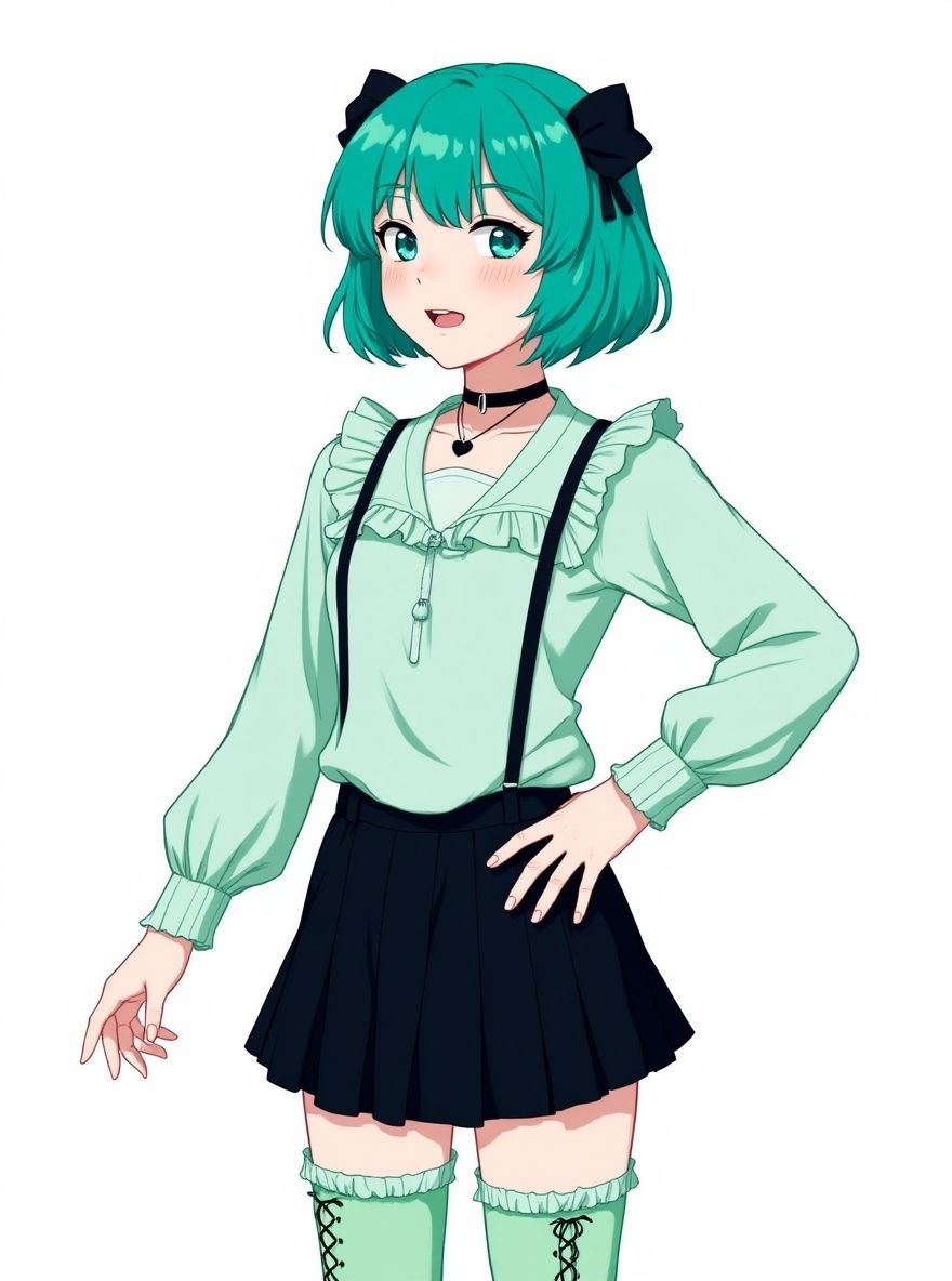 an green