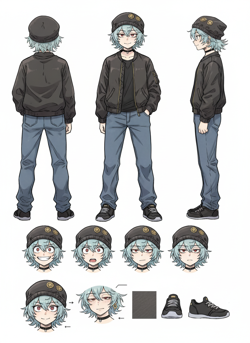 Rylan Shade Reference Sheet