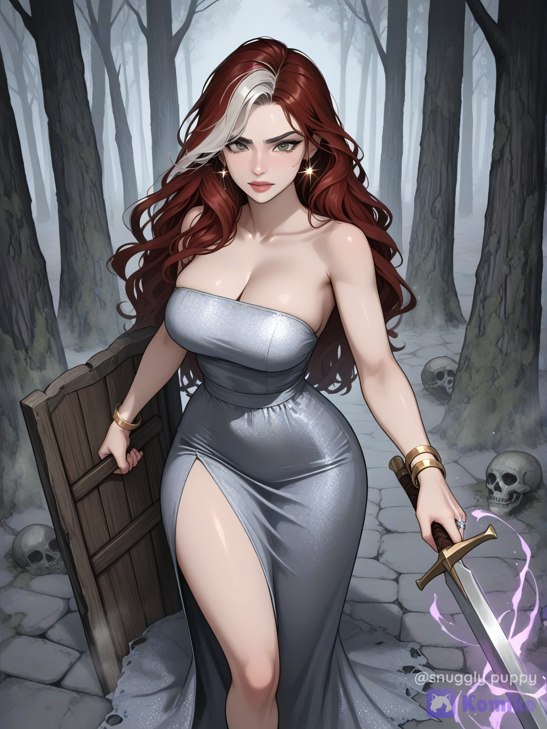 Fantasme : Emilie but she is Red Sonja